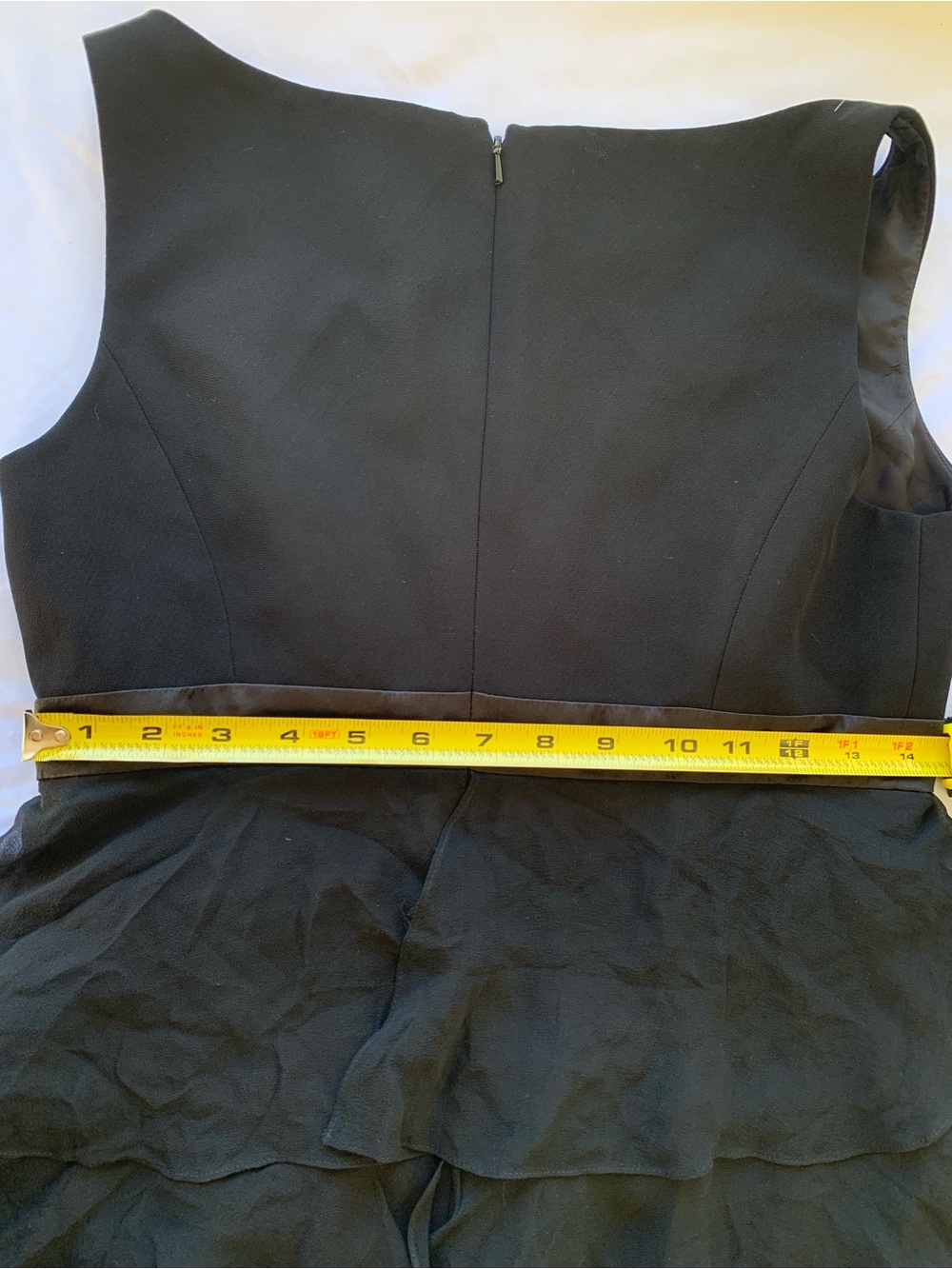 Talbots Black Ruffle Mini Dress - Picture 8 of 8